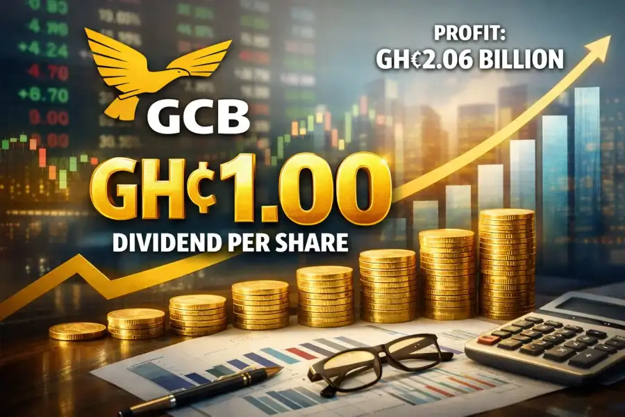 GCB Bank Proposes GHS 1.00 Dividend as Profit Hits GHS 2.06 Billion in 2025