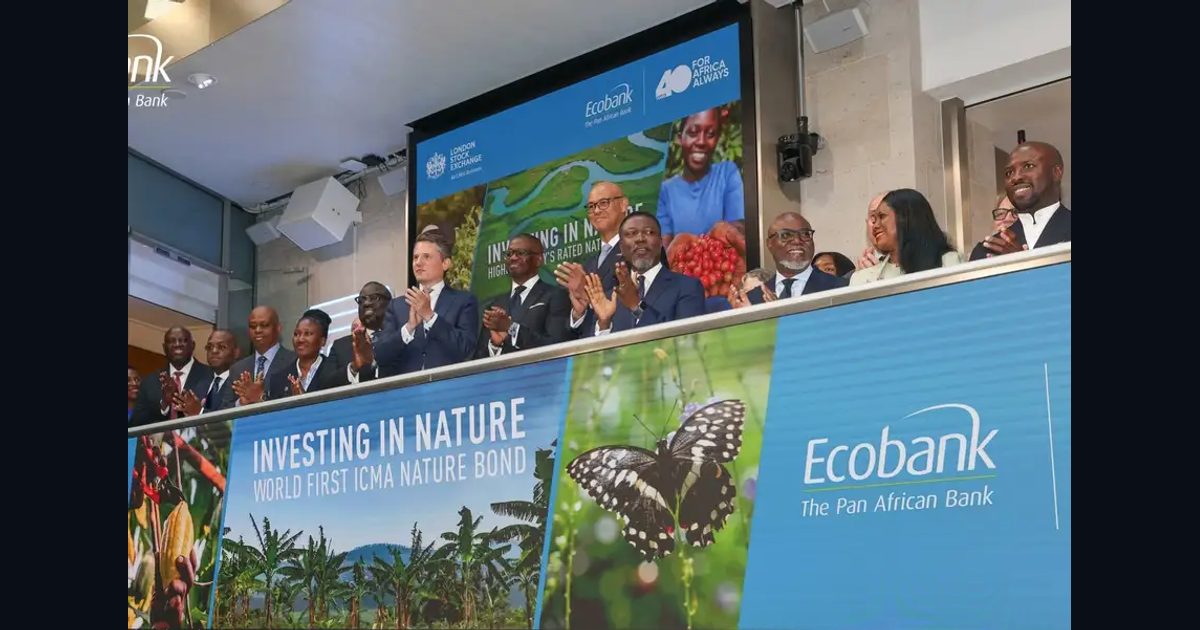 Ecobank Lists US$450 Million Nature Bond on London Stock Exchange